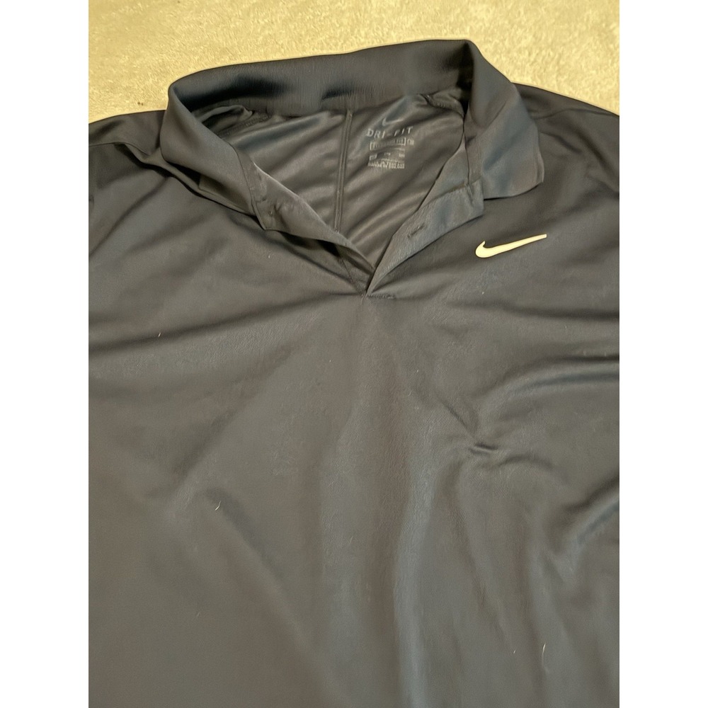 NIKE‎ Polo Shirt DRI FIT Blue XXLarge Casual /Golf